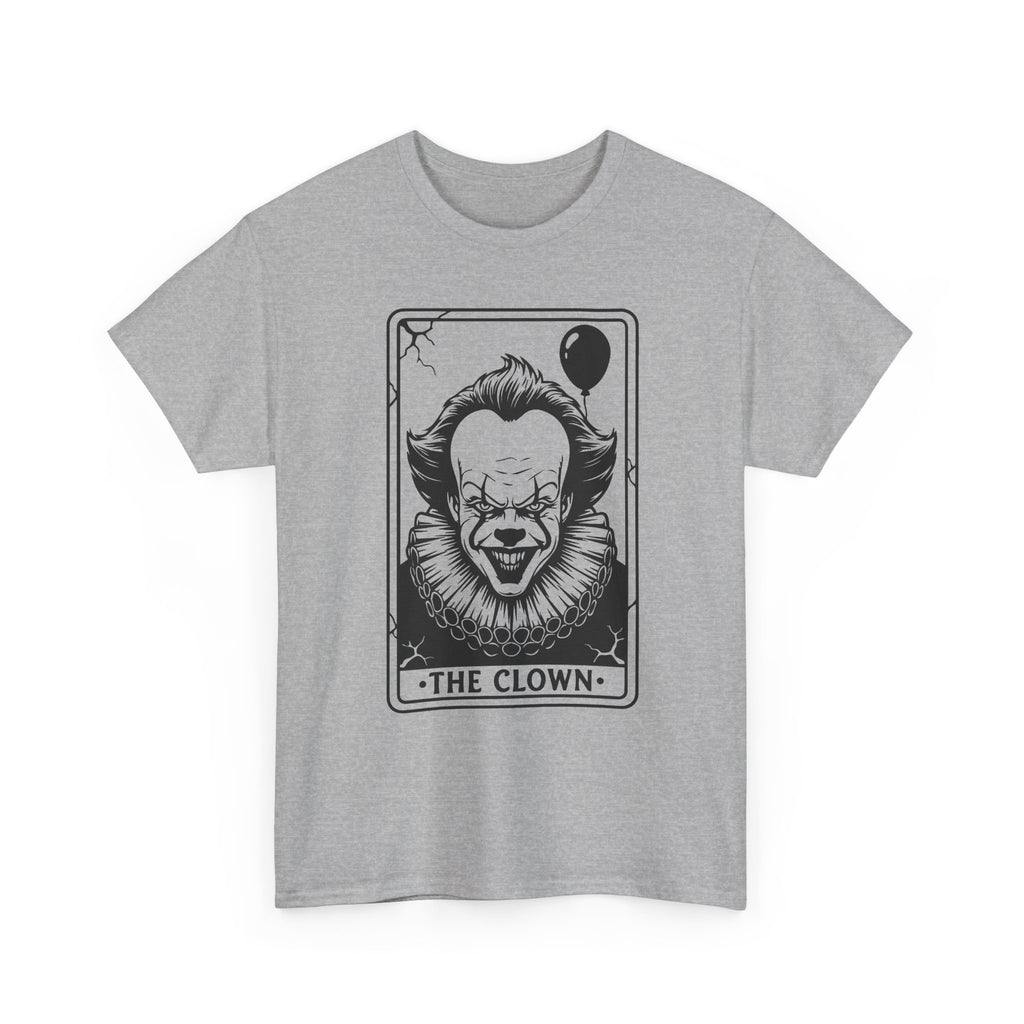 Horror Clown Tarot T-Shirt — 'The Clown' Graphic Tee