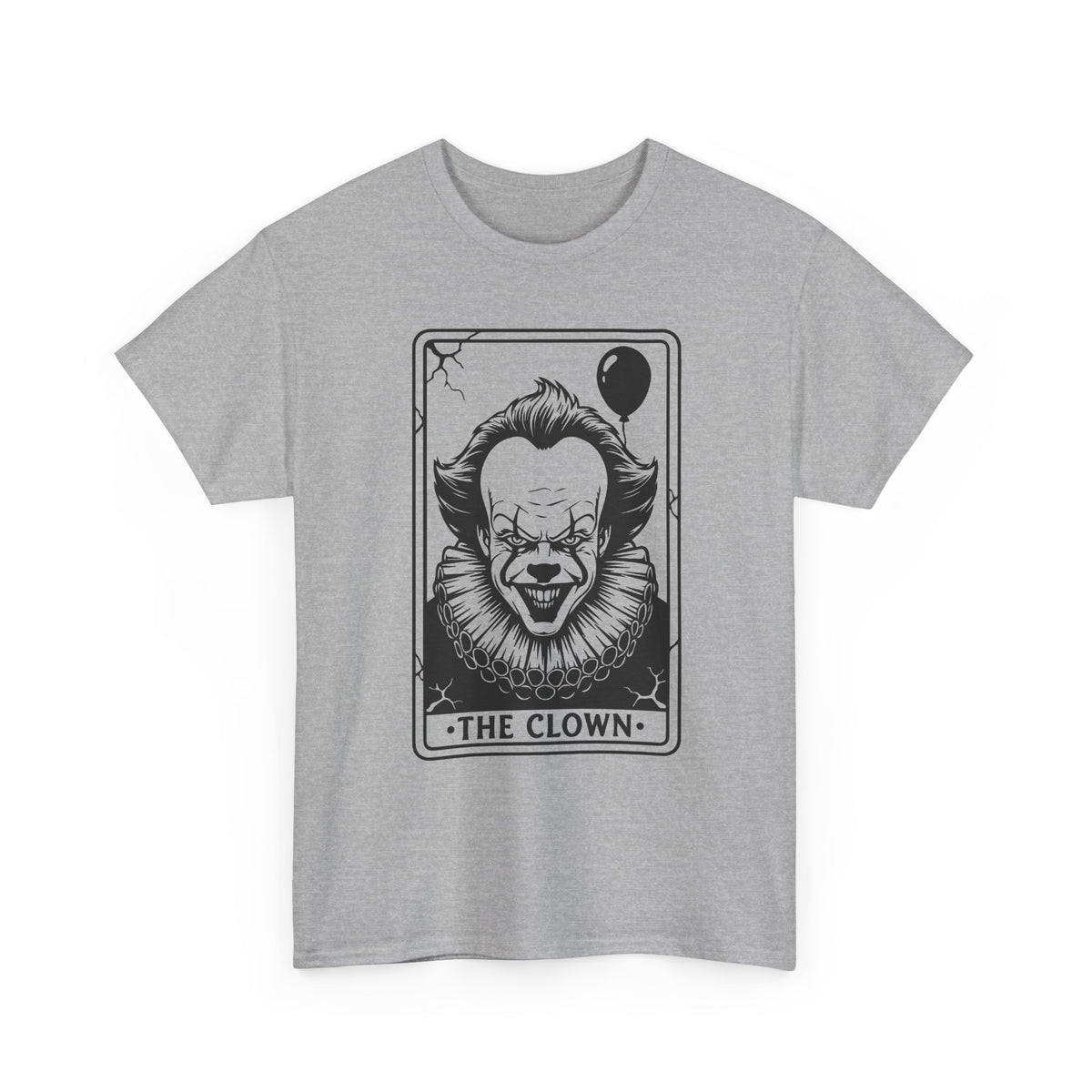 Horror Clown Tarot T-Shirt — 'The Clown' Graphic Tee