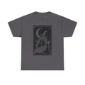 Witch & Moon T-Shirt — Mystical Tarot Art Graphic Tee