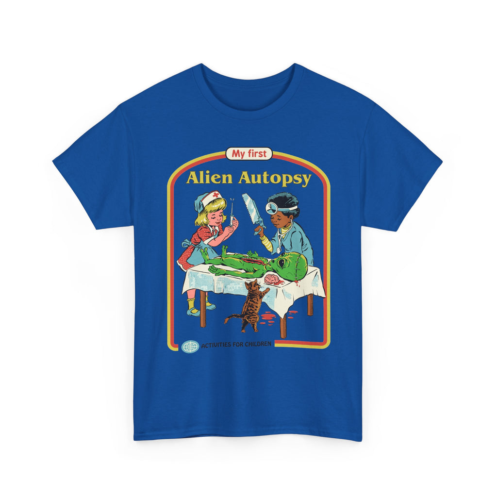 Kids' Novelty Tee — "My First Alien Autopsy" Retro Illustration