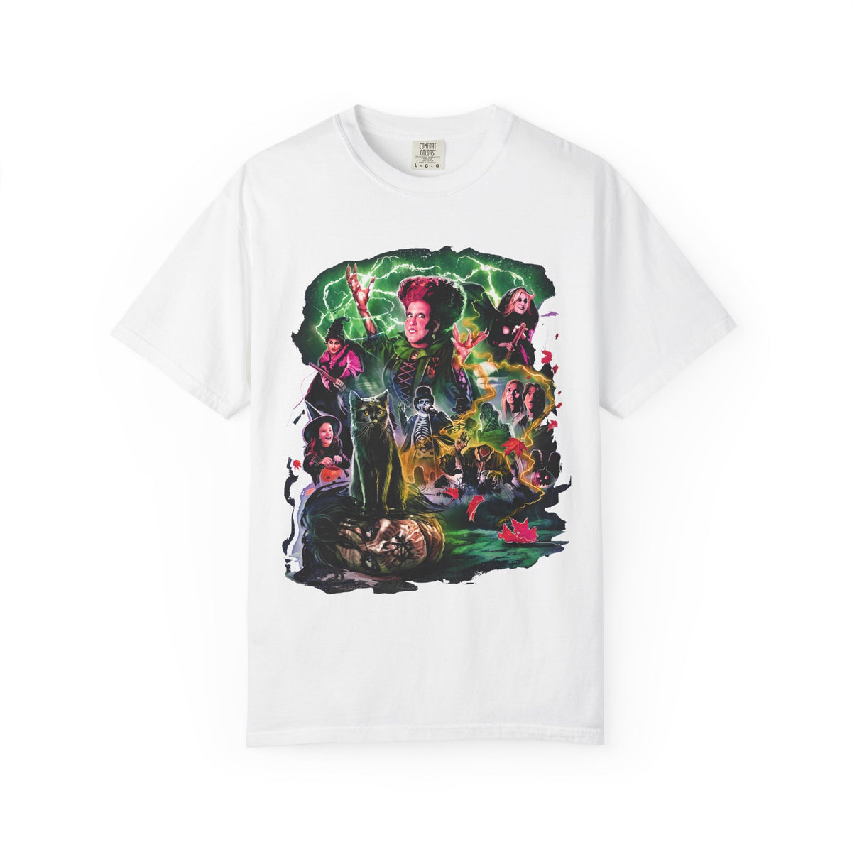 Horror Movie Collage T-Shirt — Vintage Villains & Monsters Graphic Tee