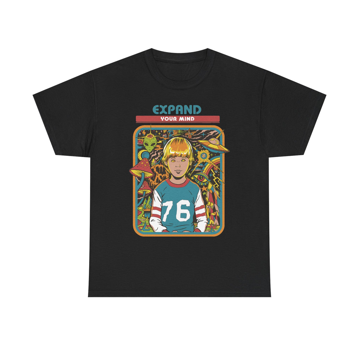 Retro 'Expand Your Mind' Tee — Vintage Sci‑Fi Graphic T-Shirt