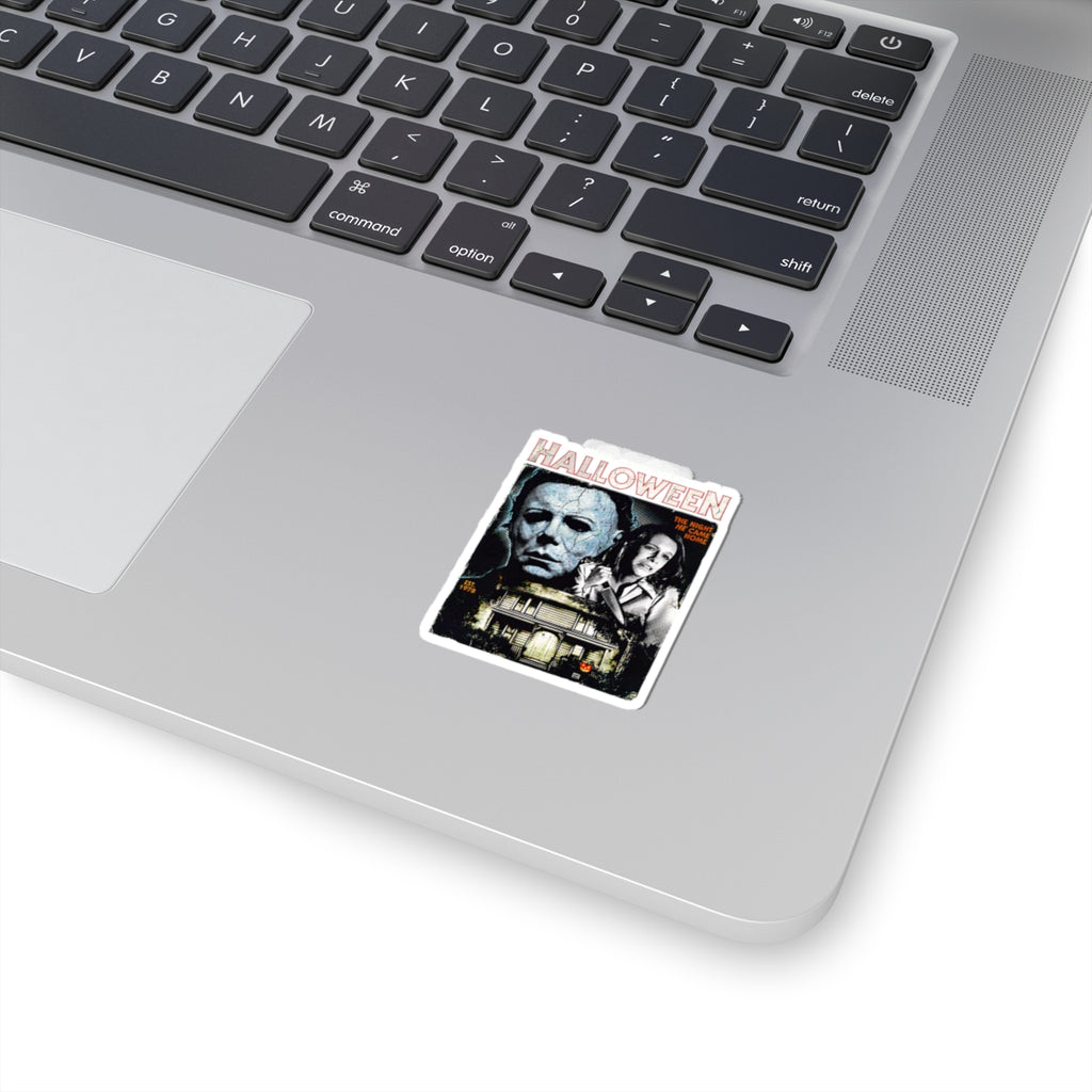 Halloween Movie Poster Kiss-Cut Sticker – Michael Myers "The Night He Came Home"