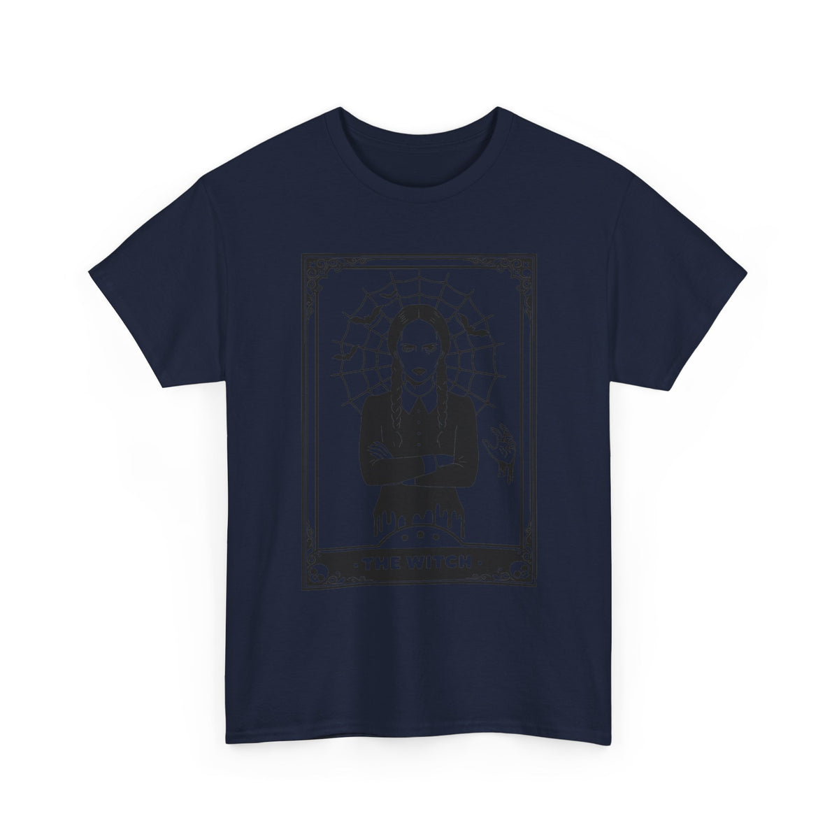 The Witch Graphic Tee - Gothic Tarot-Style Witch T-Shirt