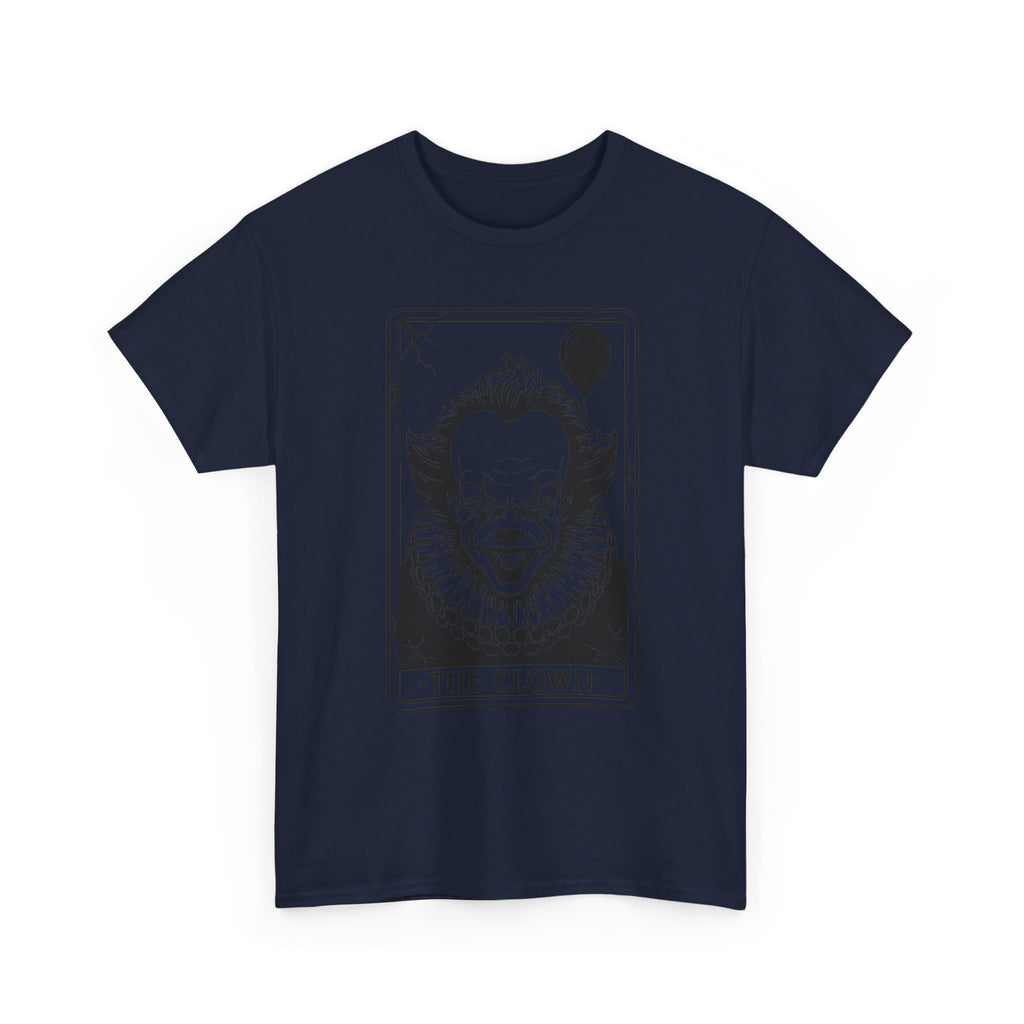 Horror Clown Tarot T-Shirt — 'The Clown' Graphic Tee