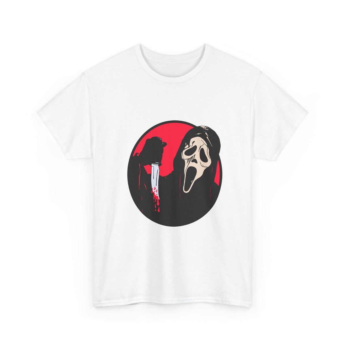 Scream Mask Horror Movie T-Shirt