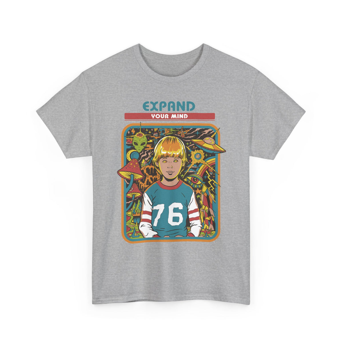 Retro 'Expand Your Mind' Tee — Vintage Sci‑Fi Graphic T-Shirt