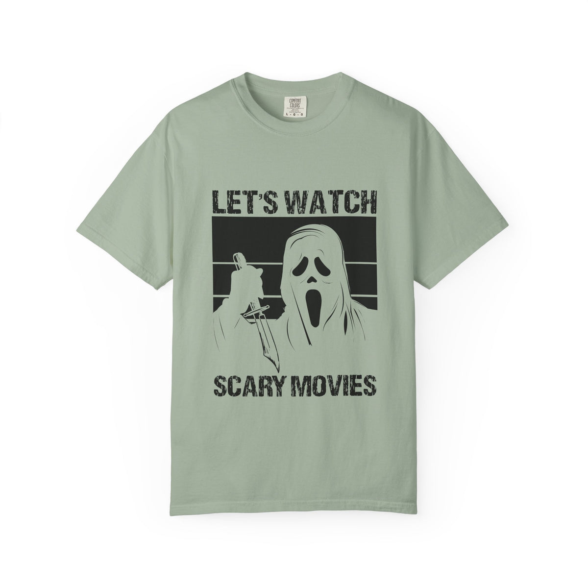 Scary Movies Tee — "Let’s Watch Scary Movies" Horror Graphic T-Shirt