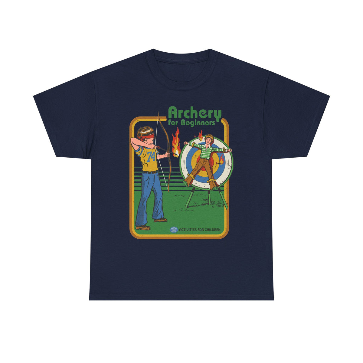 Archery for Beginners T-Shirt — Retro Archery Instruction Tee