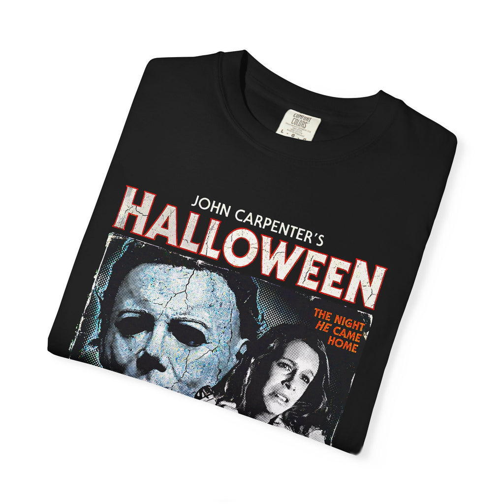 Halloween Movie Poster T-Shirt — Classic Horror Michael Myers Design