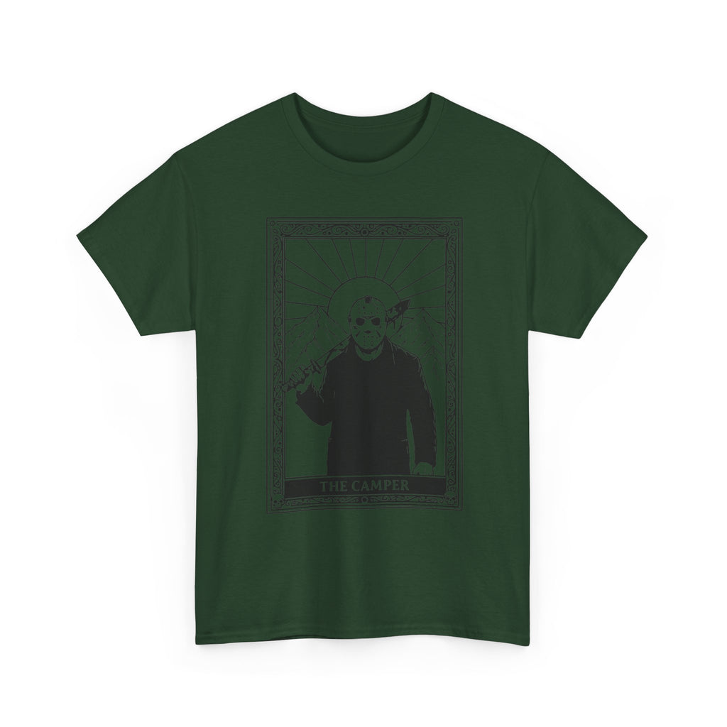 Skull Saint Graphic Tee — Mountain Tarot Illustration