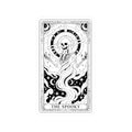 Tarot Skull Sticker — 'The Spooky' Kiss-Cut Gothic Decal