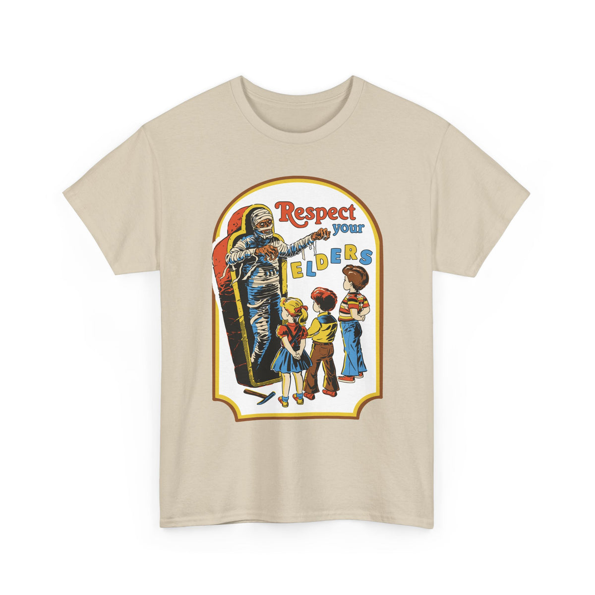 Respect Your Elders Vintage Retro Tee — Kids Learning & Respectful Message T-Shirt