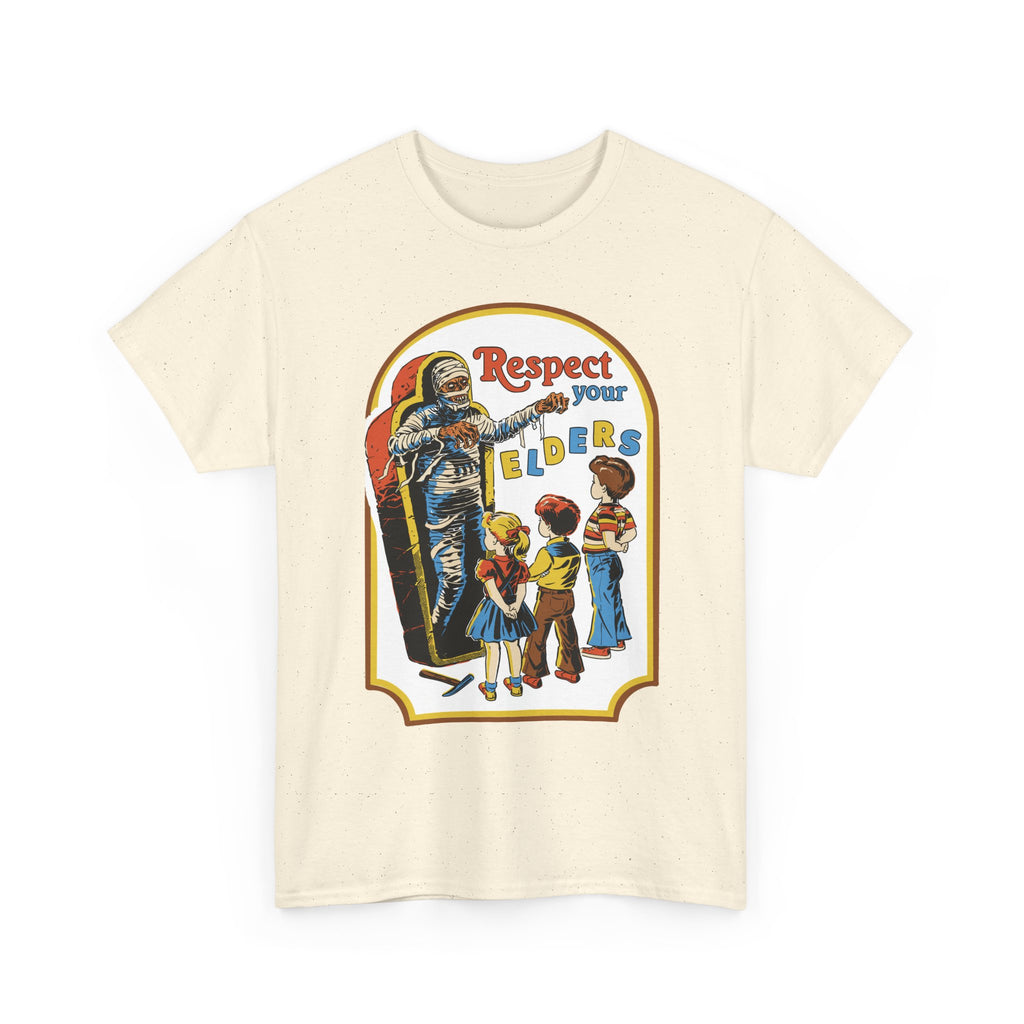 Respect Your Elders Vintage Retro Tee — Kids Learning & Respectful Message T-Shirt
