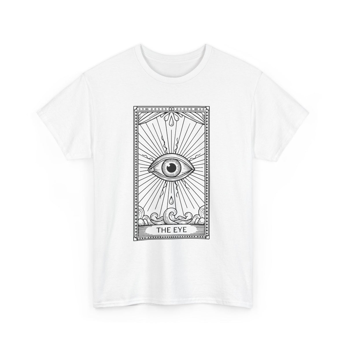Tarot 'The Eye' Graphic Tee — Mystic Occult Card T-Shirt