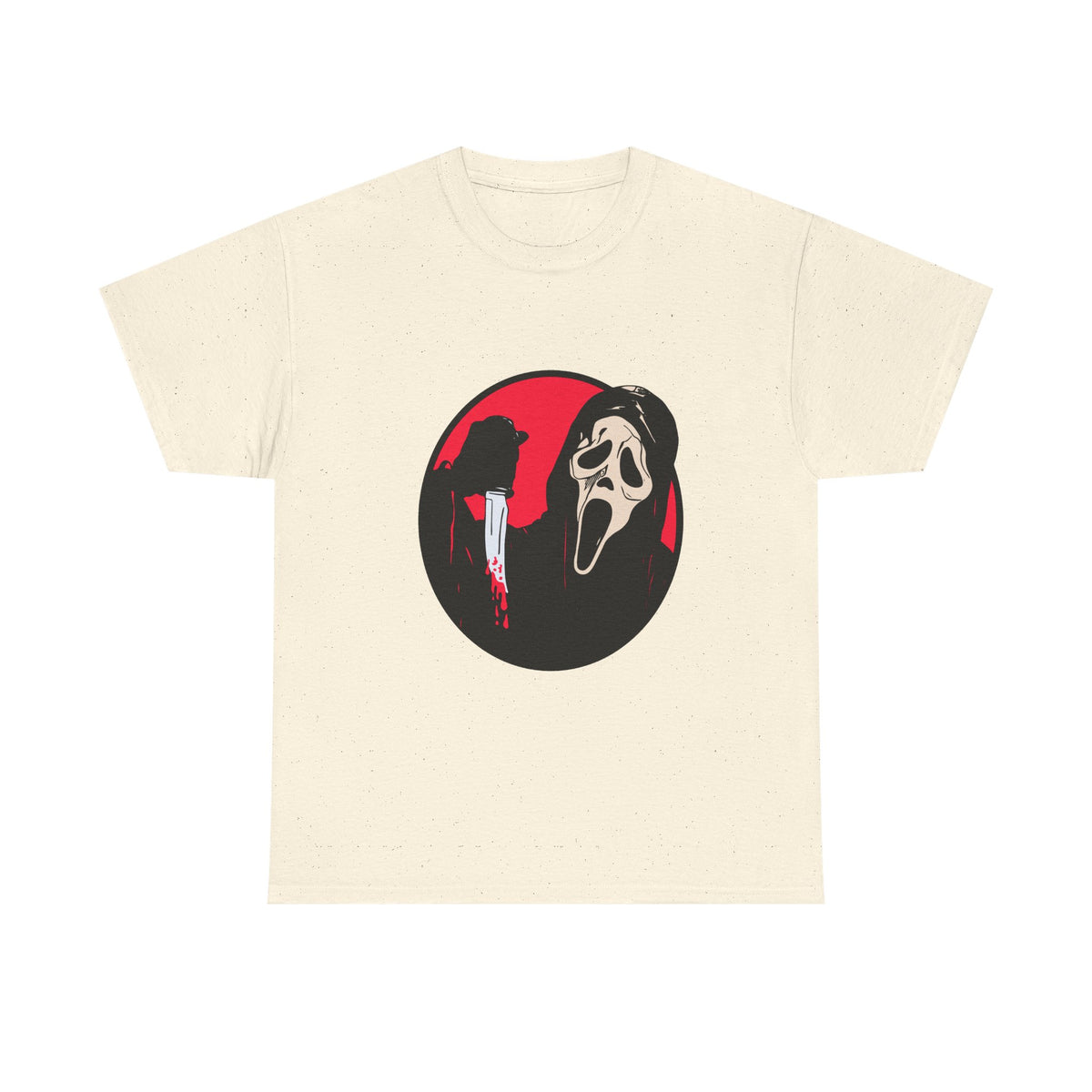 Scream Mask Horror Movie T-Shirt