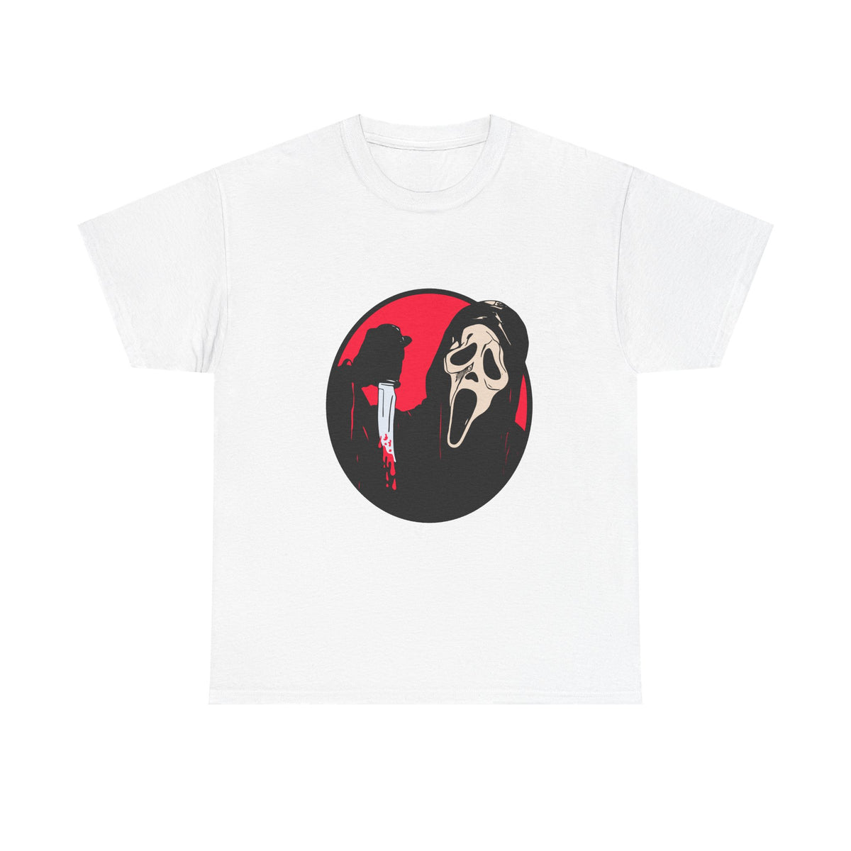 Scream Mask Horror Movie T-Shirt