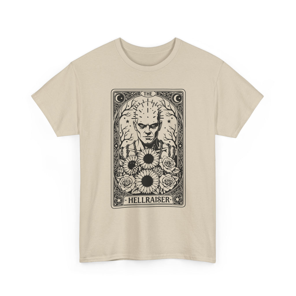 Hellraiser Tarot Card T-Shirt — Gothic Horror Pinhead Graphic Tee