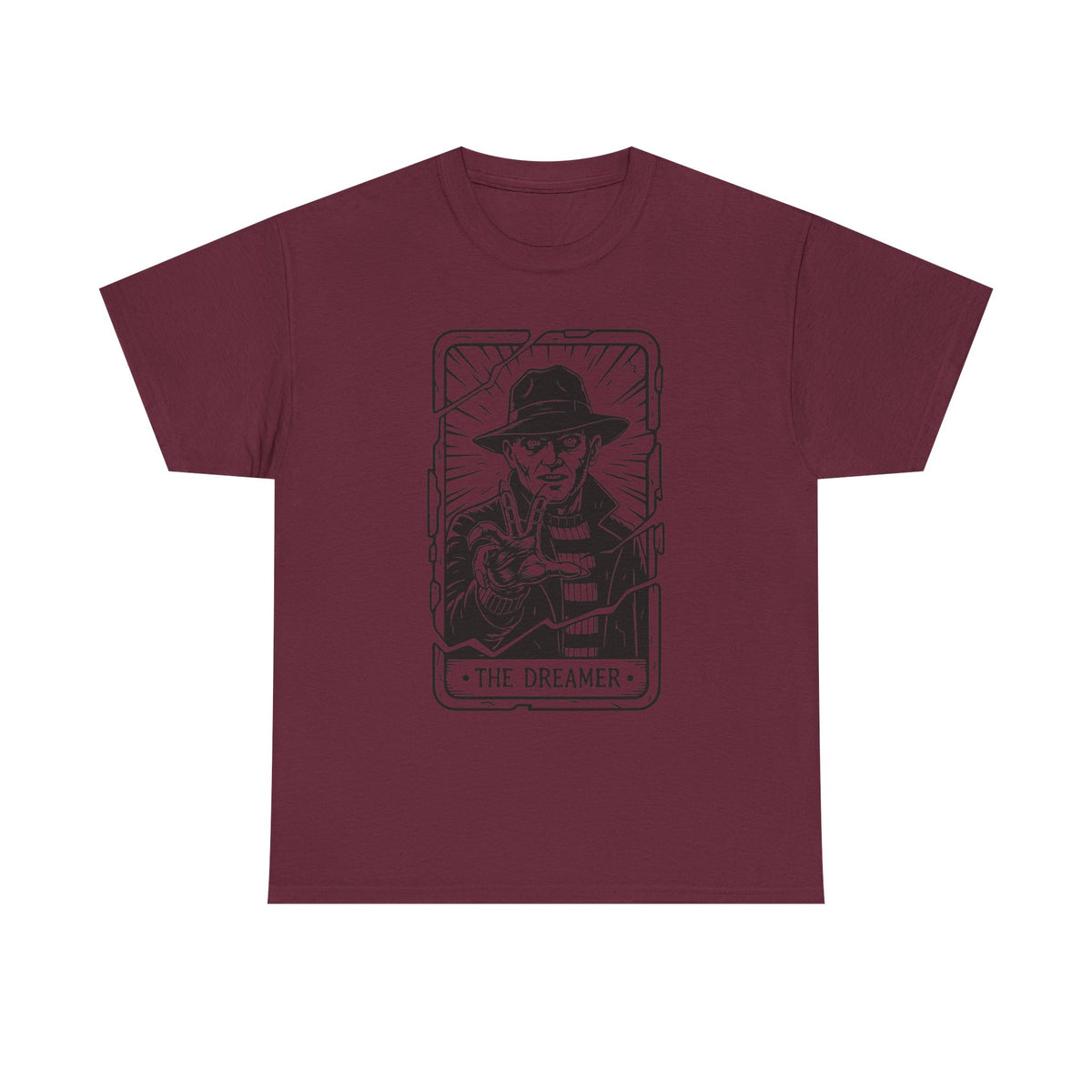 Dreamer Tarot Tee — Vintage Noir Illustration T-Shirt
