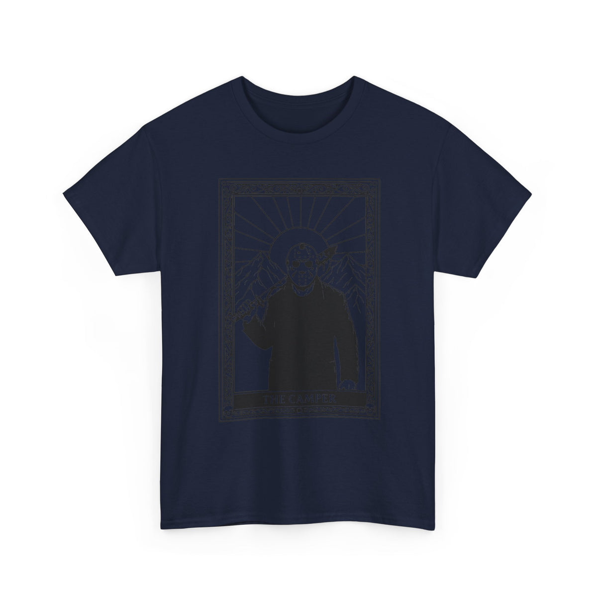 Skull Saint Graphic Tee — Mountain Tarot Illustration
