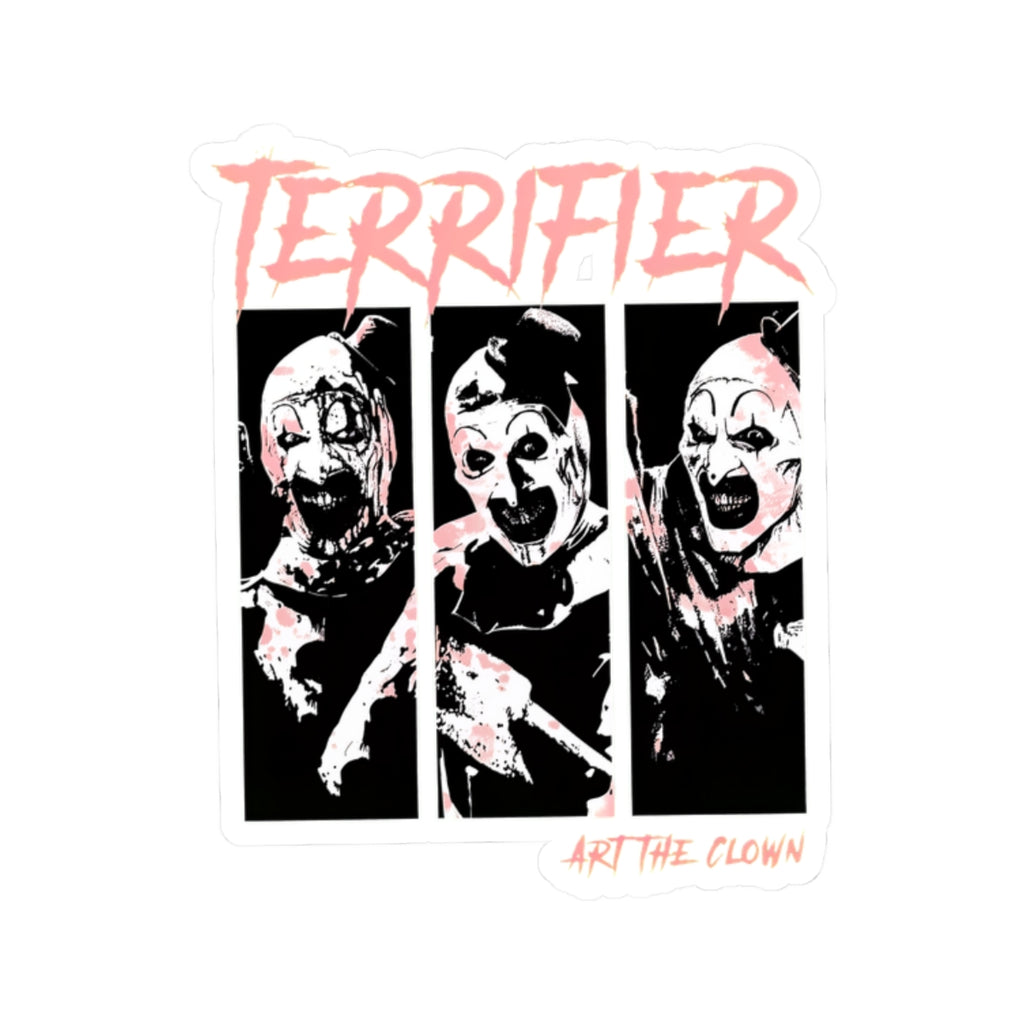 Terrifier Clown Horror Sticker — Kiss-Cut Scary Clown Decal