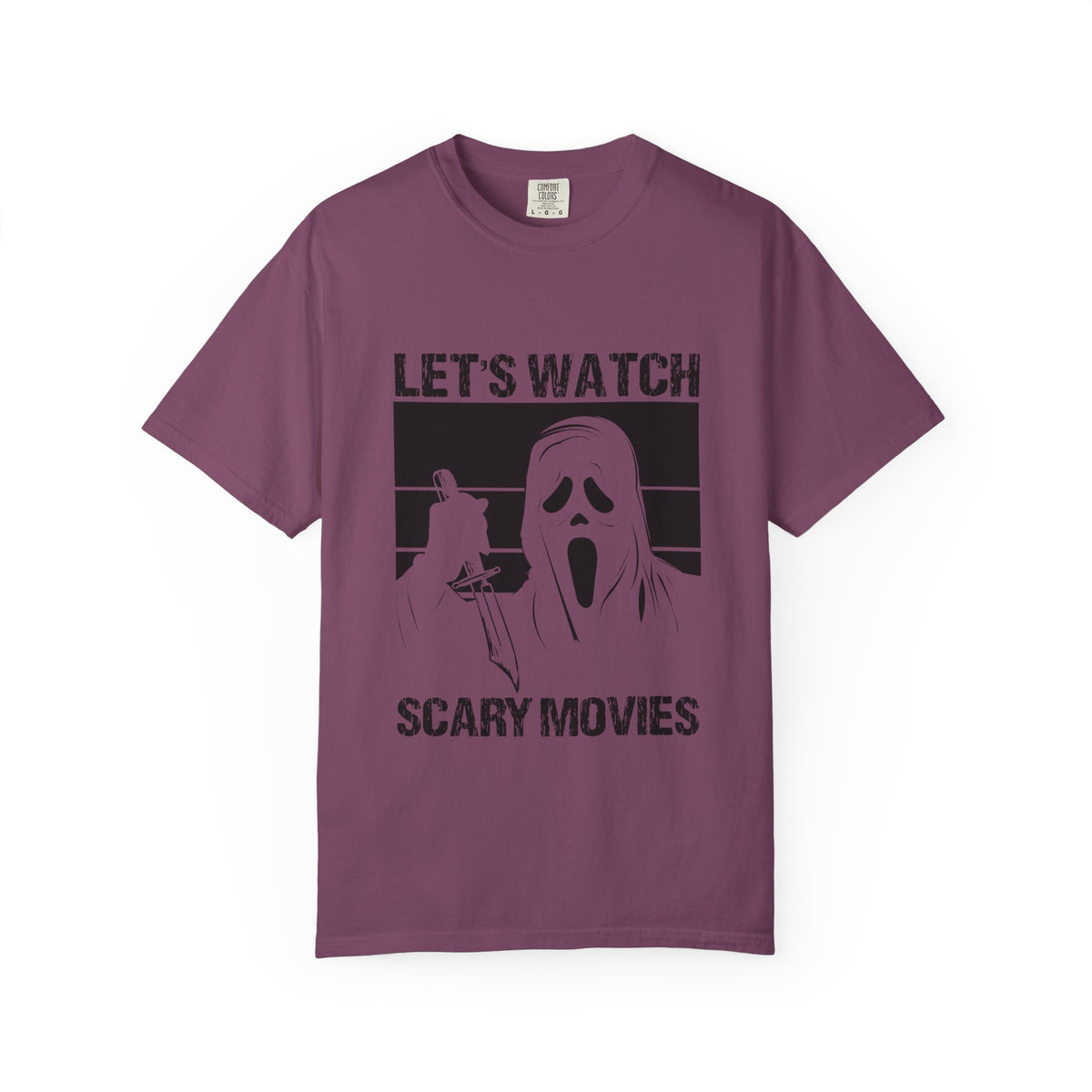 Scary Movies Tee — "Let’s Watch Scary Movies" Horror Graphic T-Shirt