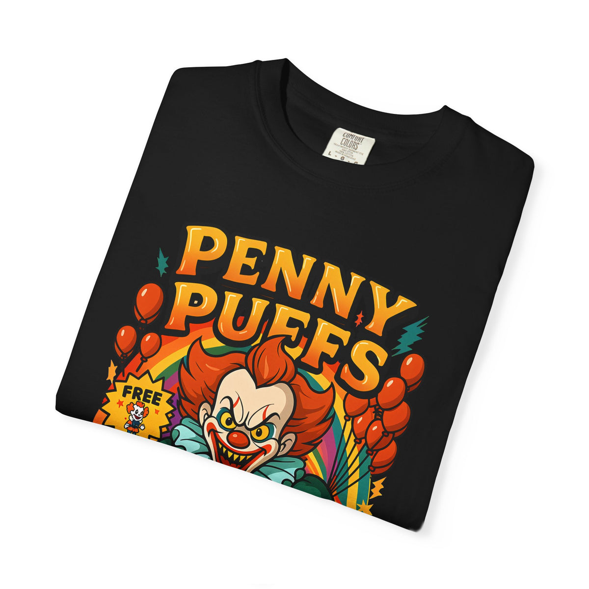 T-Shirt — Penny Puffs Horror Clown Cereal Tee