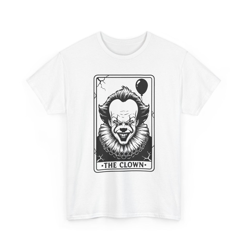Horror Clown Tarot T-Shirt — 'The Clown' Graphic Tee
