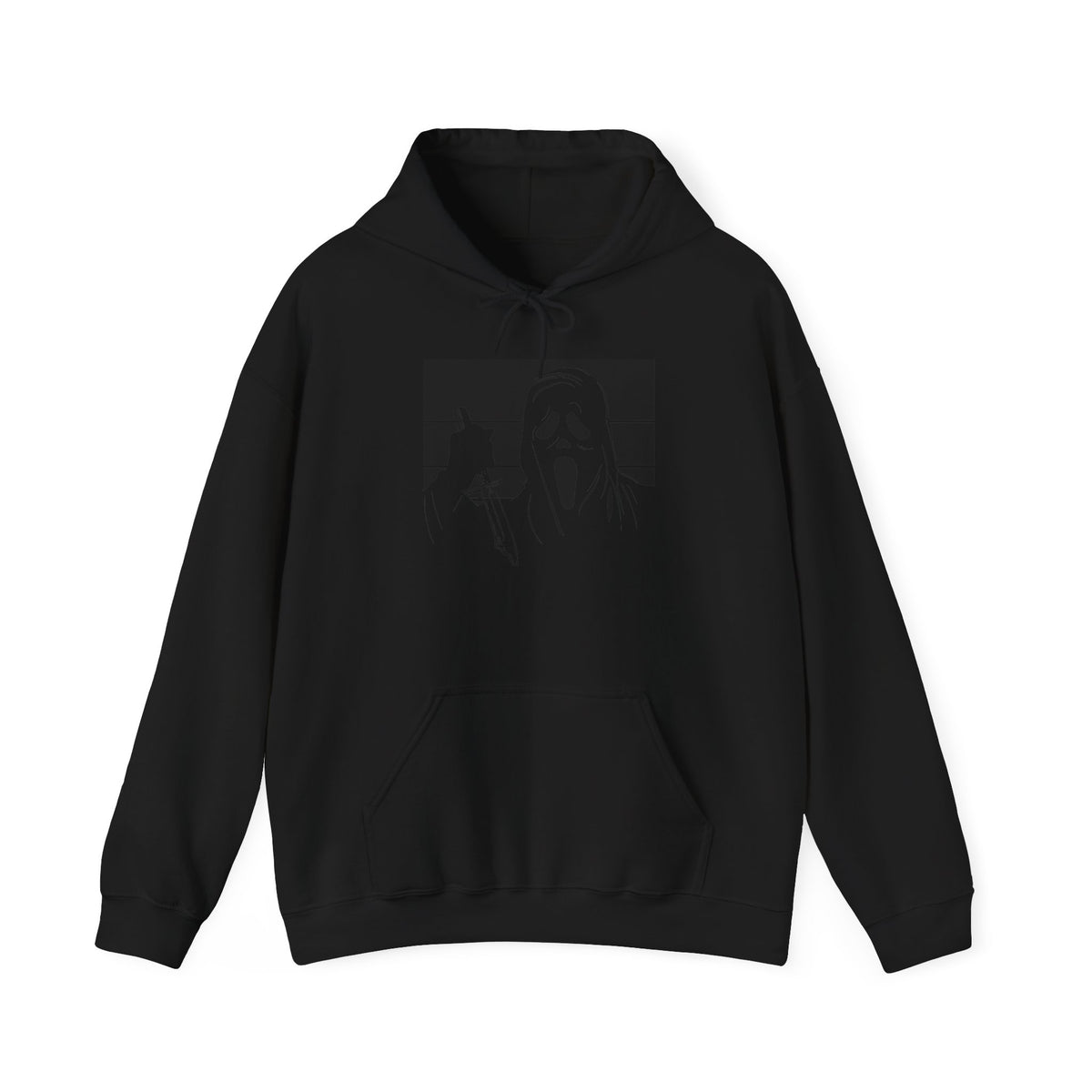 Scream Mask Graphic Hoodie – Horror Movie Ghostface Pullover