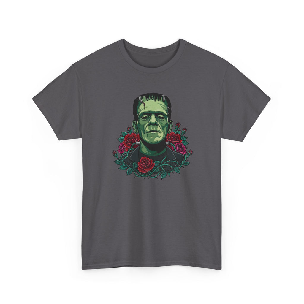 Frankenstein Portrait Tee — Gothic Rose Monster T-Shirt