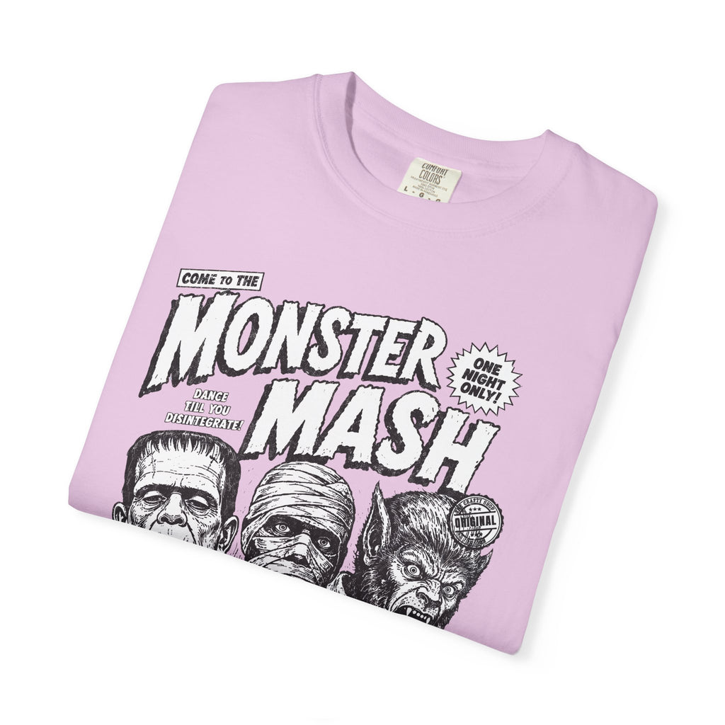 Monster Mash Vintage Horror T-Shirt — Retro Frankenstein Wolfman Mummy Concert Poster