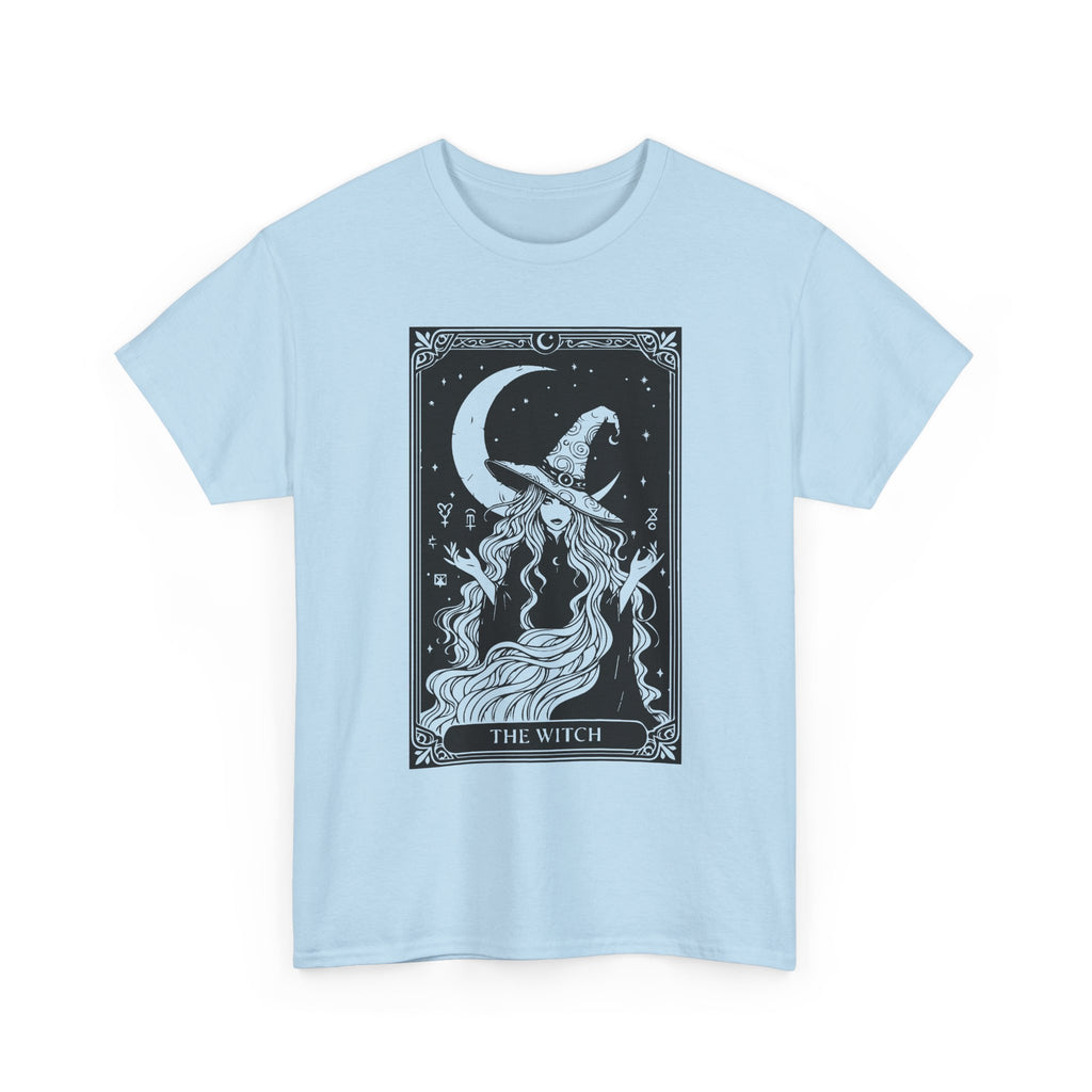 Witch & Moon T-Shirt — Mystical Tarot Art Graphic Tee