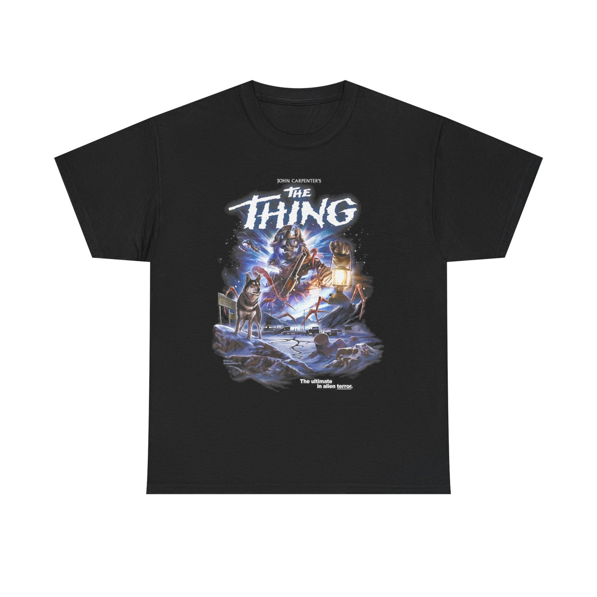 The Thing Movie Poster T‑Shirt — Retro Horror Graphic Tee