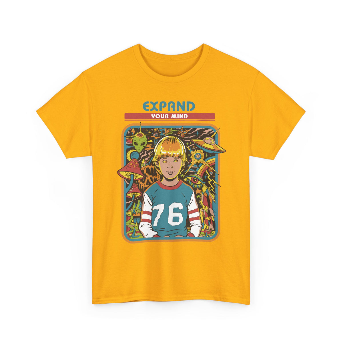Retro 'Expand Your Mind' Tee — Vintage Sci‑Fi Graphic T-Shirt