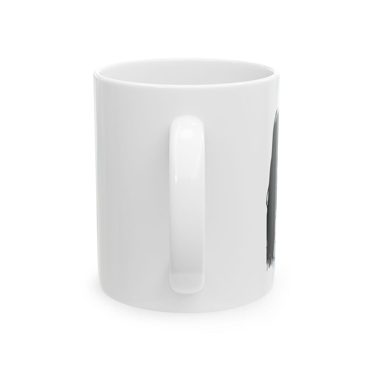 Inspirational Minimalist Ceramic Coffee Mug — Neutral Brushstroke Design (11oz & 15oz)