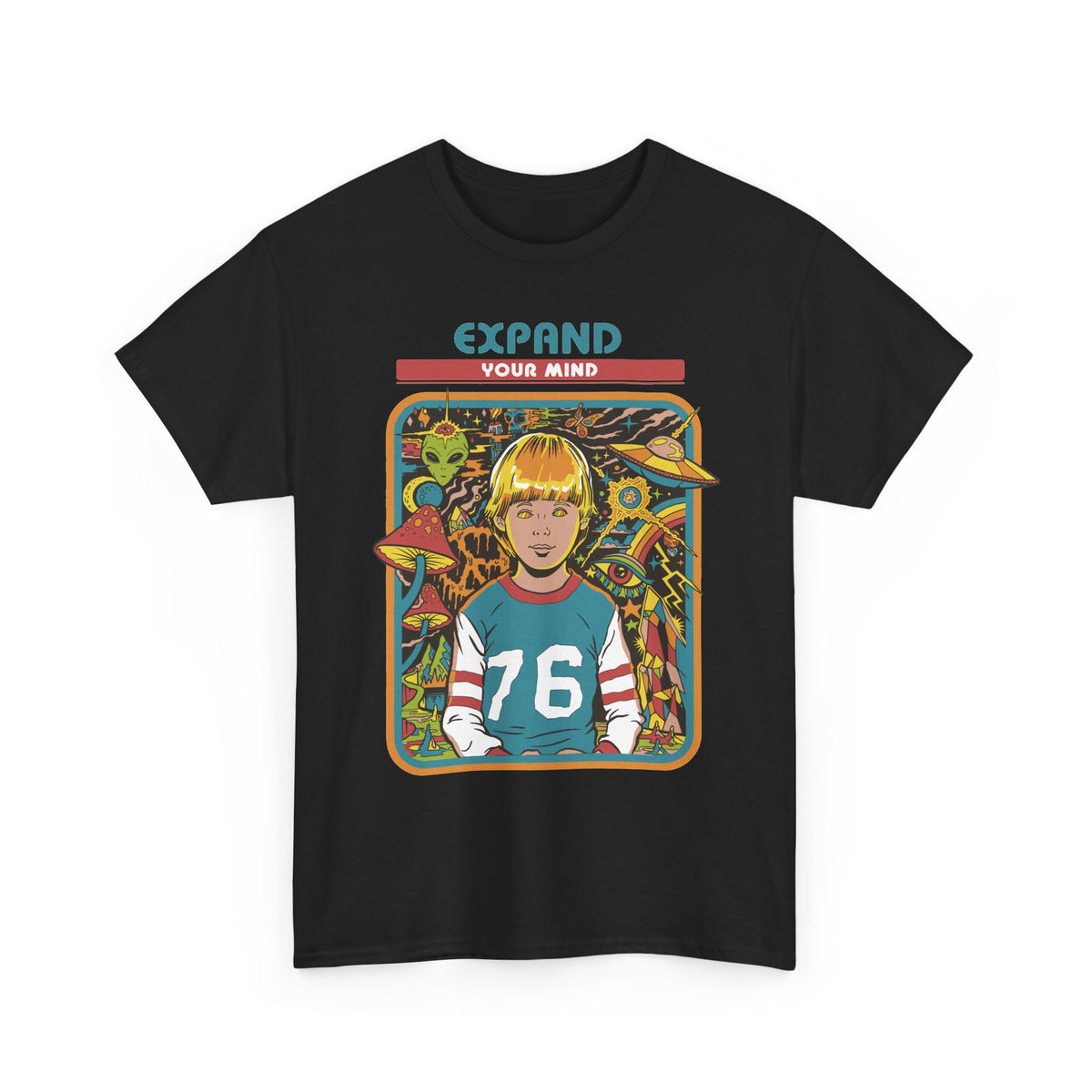 Retro 'Expand Your Mind' Tee — Vintage Sci‑Fi Graphic T-Shirt