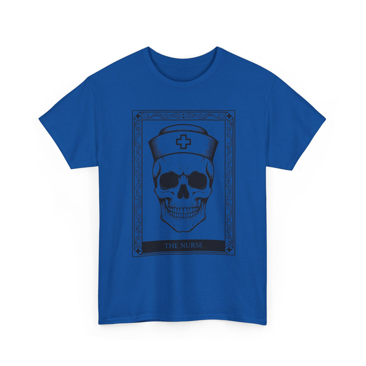 Nurse Skull Graphic Tee — Gothic Medical Skull T‑Shirt
