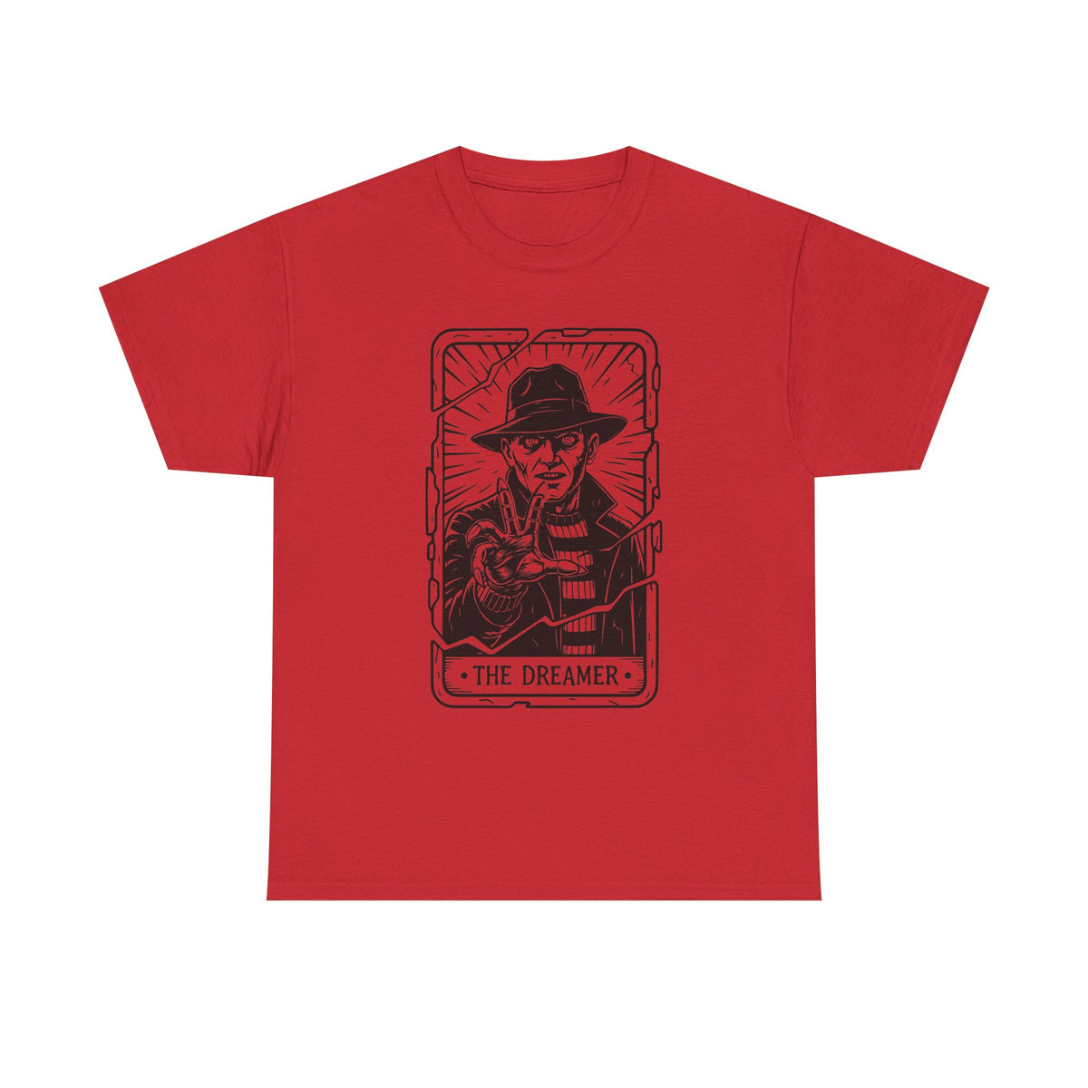 Dreamer Tarot Tee — Vintage Noir Illustration T-Shirt
