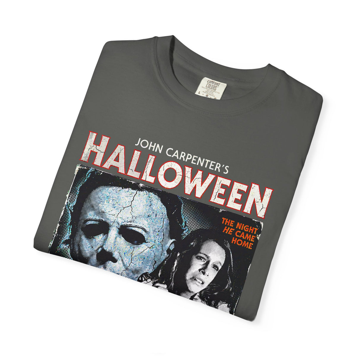 Halloween Movie Poster T-Shirt — Classic Horror Michael Myers Design