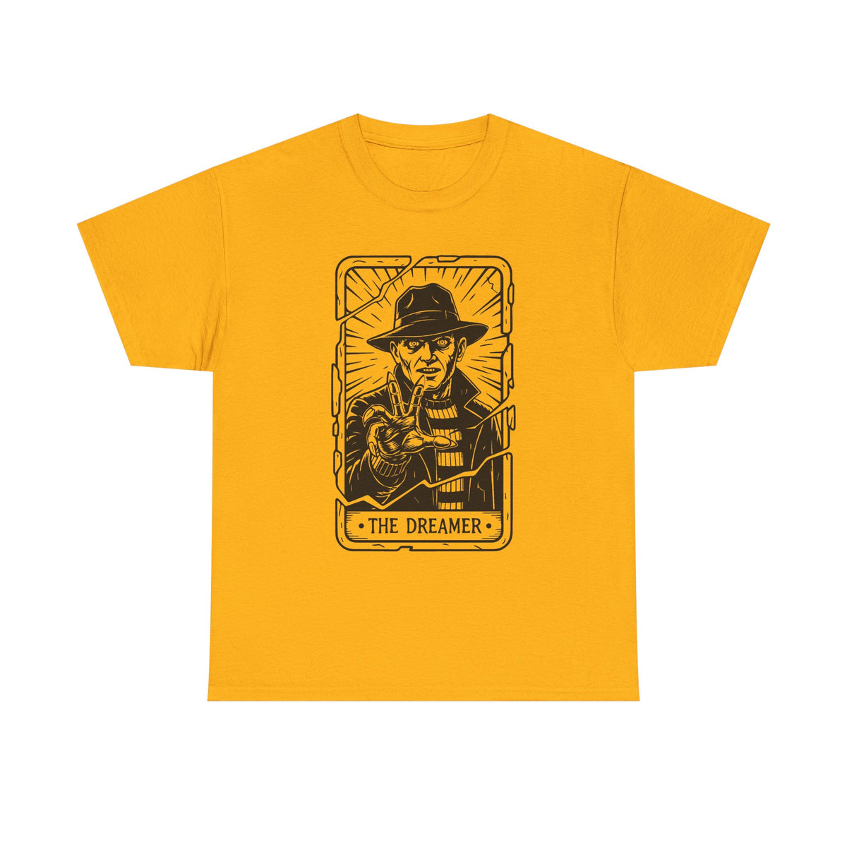 Dreamer Tarot Tee — Vintage Noir Illustration T-Shirt