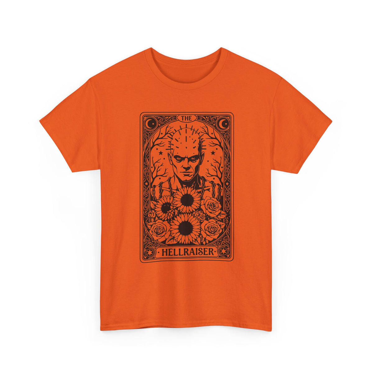 Hellraiser Tarot Card T-Shirt — Gothic Horror Pinhead Graphic Tee