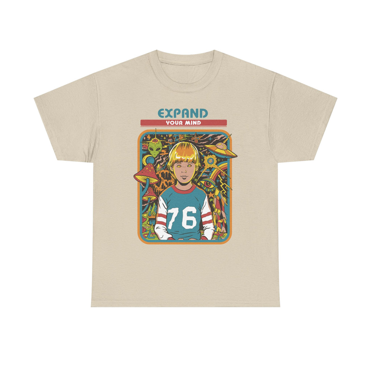 Retro 'Expand Your Mind' Tee — Vintage Sci‑Fi Graphic T-Shirt