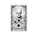Hellraiser Tarot Sticker — Gothic Pinhead Tarot-Style Kiss-Cut Sticker