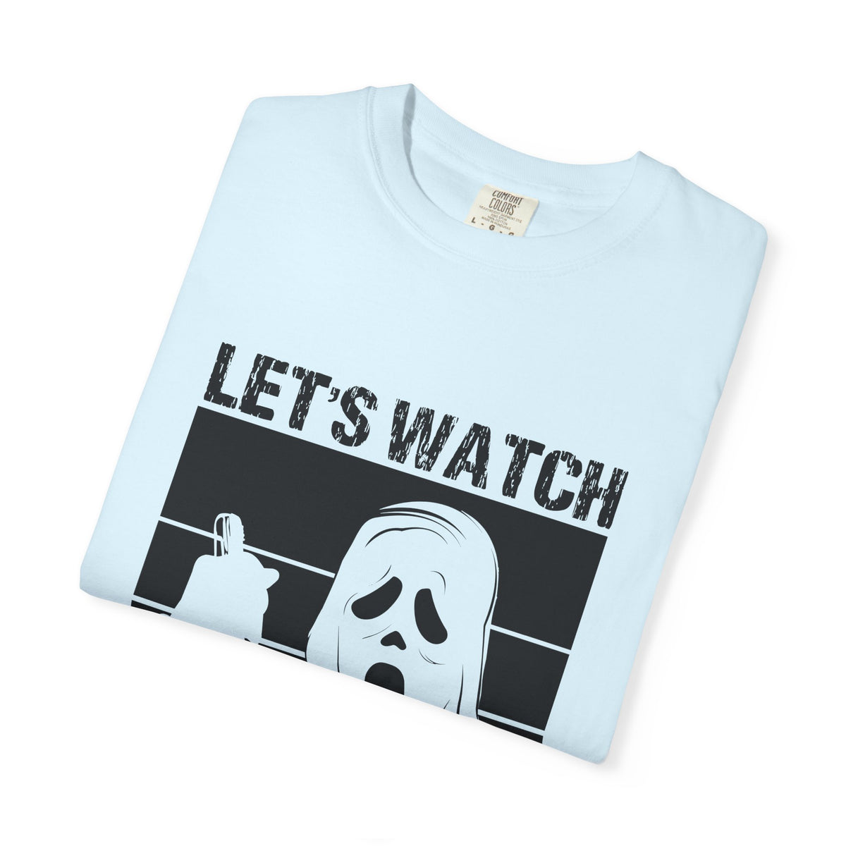 Scary Movies Tee — "Let’s Watch Scary Movies" Horror Graphic T-Shirt