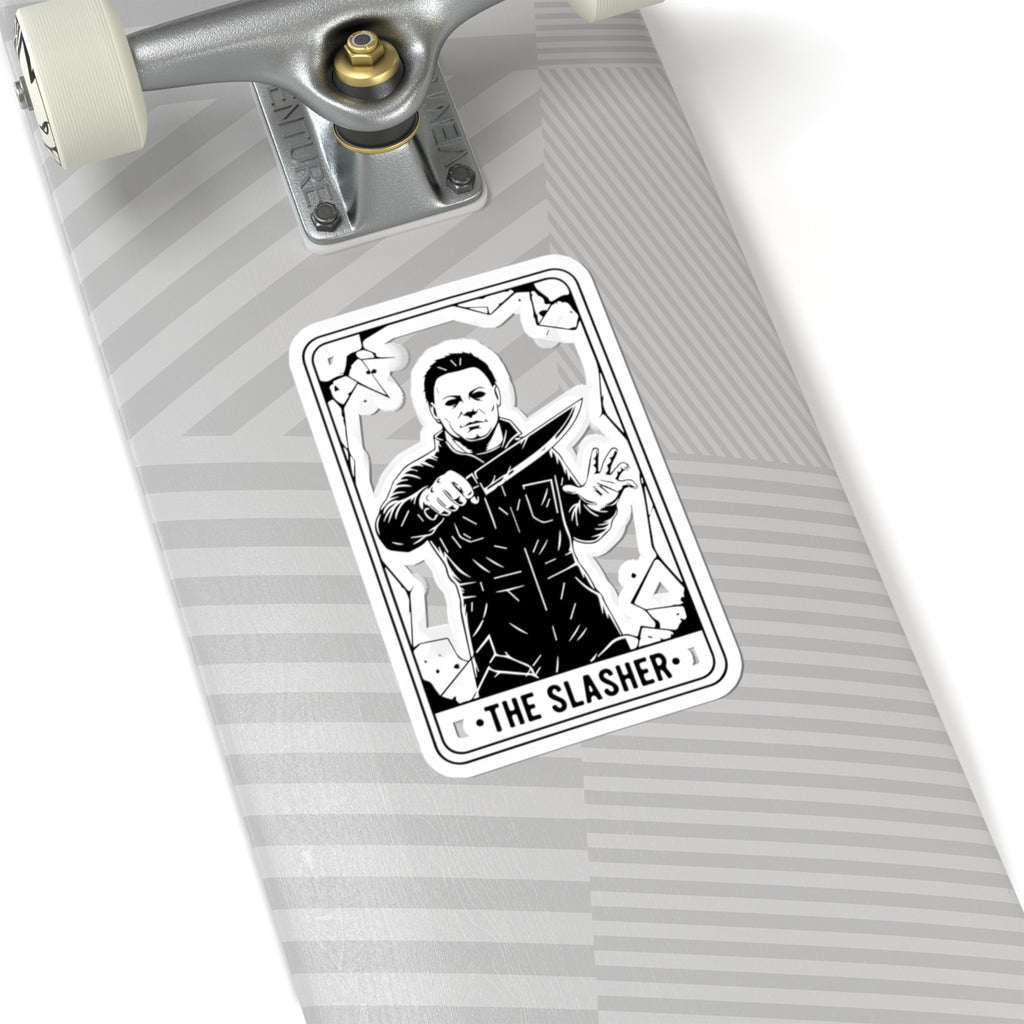Horror Movie Sticker — “The Slasher” Kiss-Cut Vinyl Decal