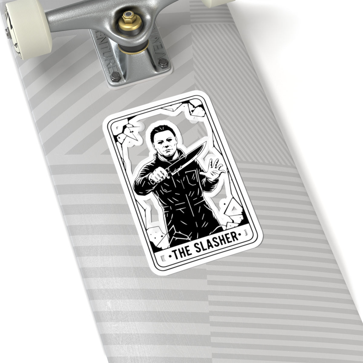 Horror Movie Sticker — “The Slasher” Kiss-Cut Vinyl Decal