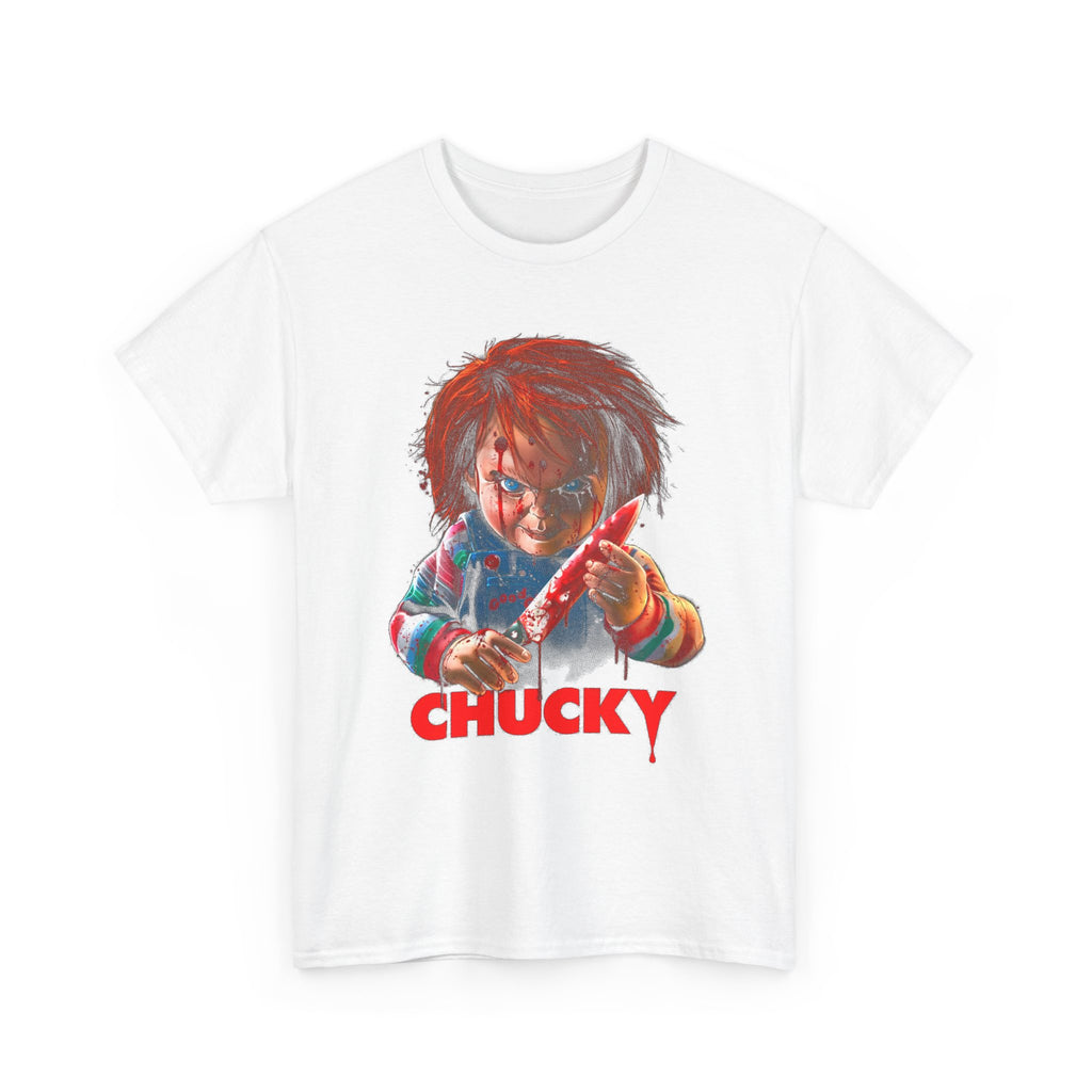 Chucky Graphic Tee — Retro Horror Doll Movie T-Shirt