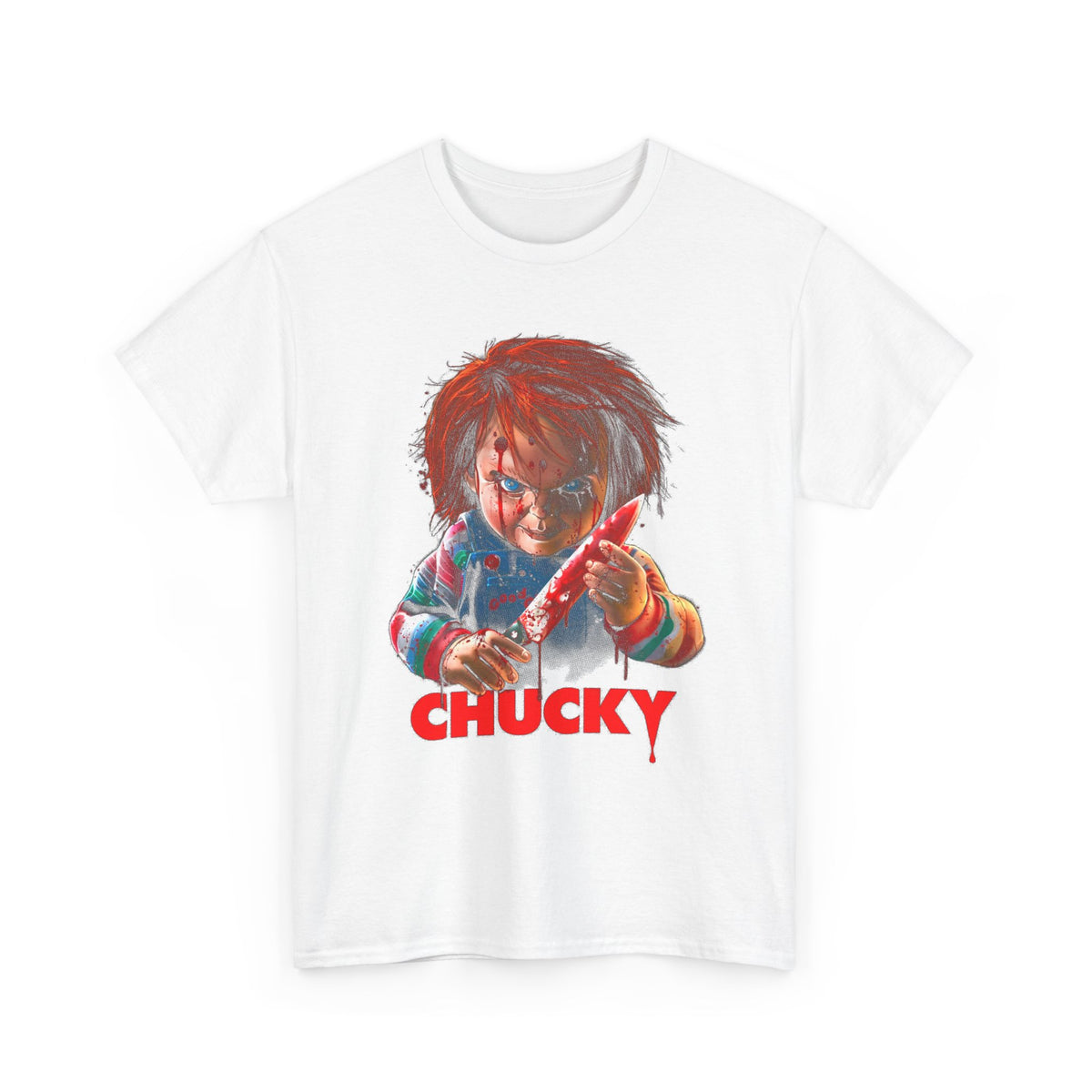 Chucky Graphic Tee — Retro Horror Doll Movie T-Shirt