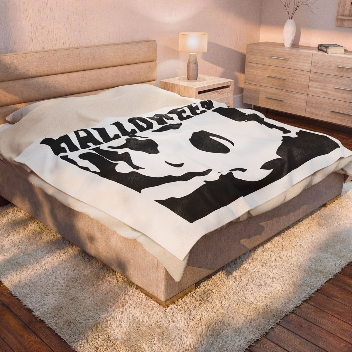 Halloween Michael Myers Velveteen Plush Blanket – Horror Movie Throw