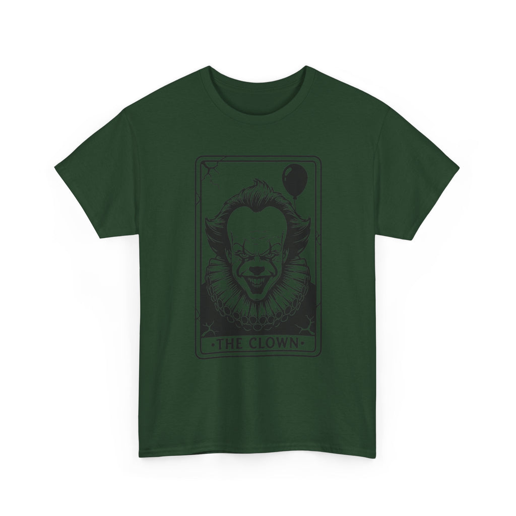 Horror Clown Tarot T-Shirt — 'The Clown' Graphic Tee